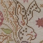 The bunny's face from the Easter Parade pattern